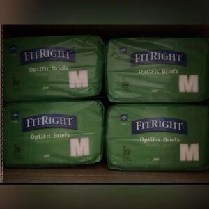 Medline FitRight discreet incontinence under garment size M pack 4 (case)